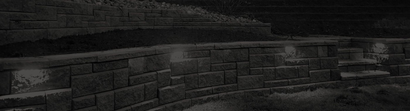 Retaining wall detail